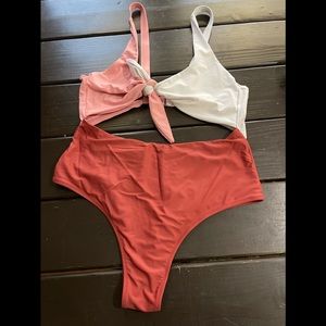 Womens one piece swimsuit large